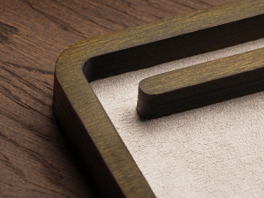 Logotrade promotional item image of: Wooden desk organiser 1818121