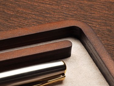 Logo trade promotional giveaway photo of: Wooden desk organiser 1818121