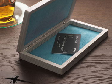 Logotrade promotional merchandise image of: Wooden bill box 1816121