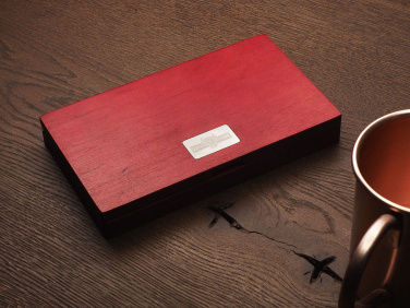 Logotrade promotional merchandise image of: Wooden bill box 1816121