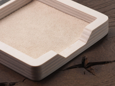 Logo trade promotional items picture of: Wooden memo card box 1832121