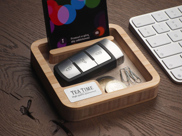 Logotrade promotional gift picture of: Wooden desk organiser 1846292