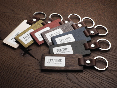 Logotrade promotional gift picture of: Wooden keyring 1853121