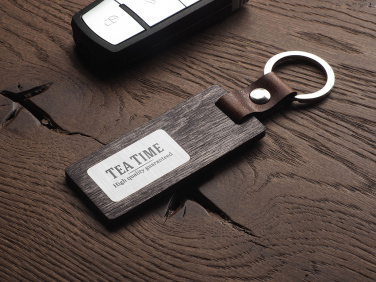 Logotrade promotional giveaway picture of: Wooden keyring 1853121