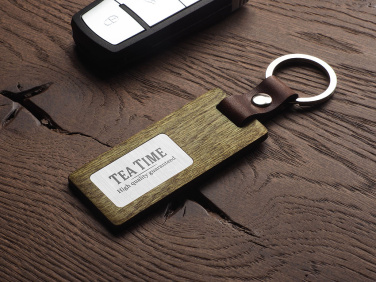 Logotrade advertising product image of: Wooden keyring 1853121