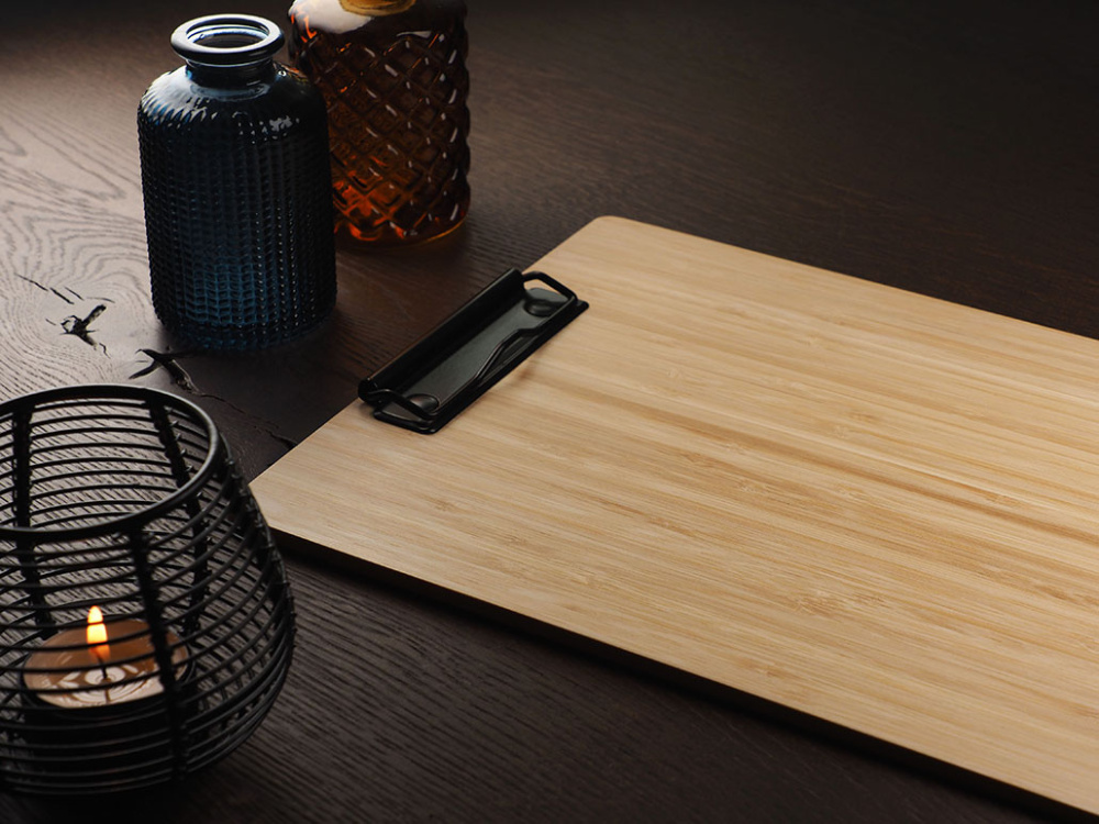 Logo trade business gift photo of: Clipboard menu 1868292