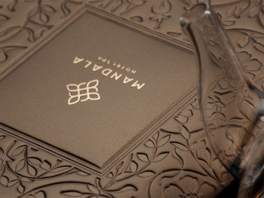 Logo trade promotional items image of: Menu cover Ambiente 1178336