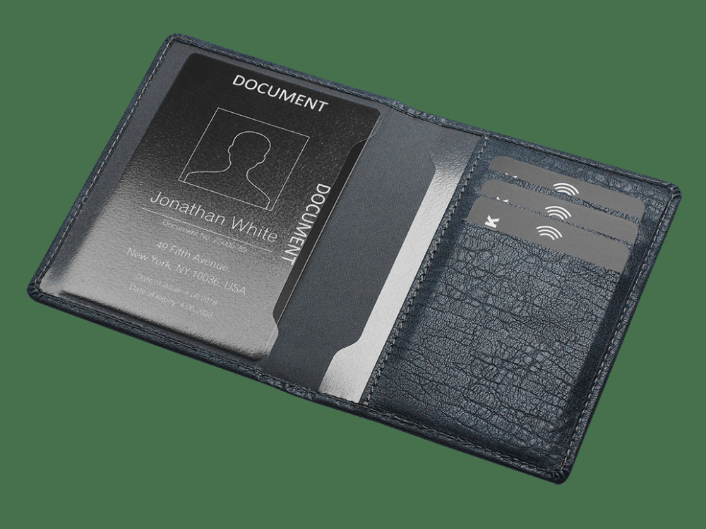 Logo trade corporate gifts image of: Document wallet 889328