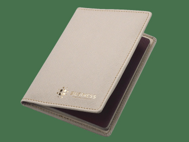 Logo trade promotional merchandise image of: RFID passport case 1301113