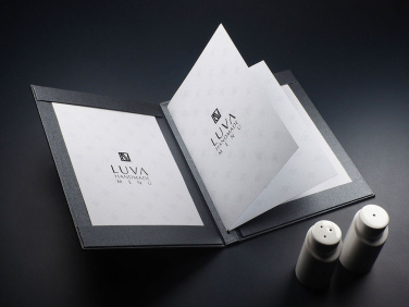 Logo trade business gift photo of: Menu cover 1952280