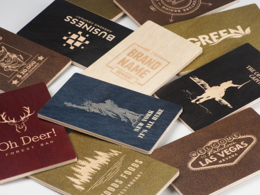 Logo trade promotional item photo of: Wooden magnet 2034121