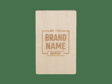 Logo trade business gifts image of: Wooden magnet 2034121