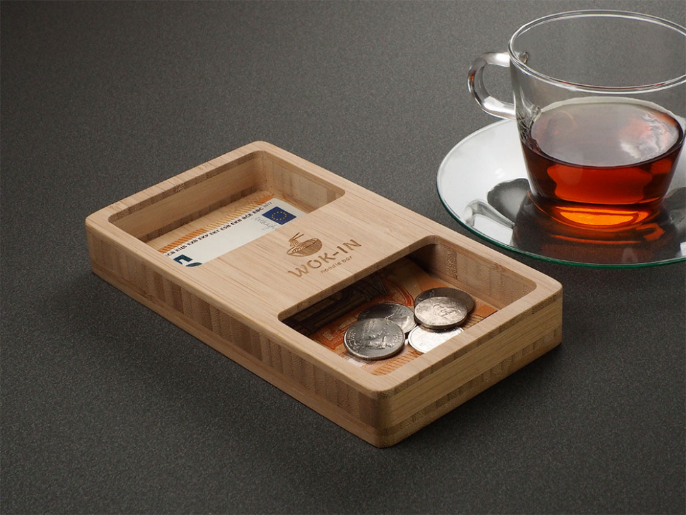 Logo trade promotional gifts image of: Wooden payer 2080292