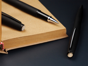 Logotrade promotional merchandise image of: Striped Flint Pen set 1284036