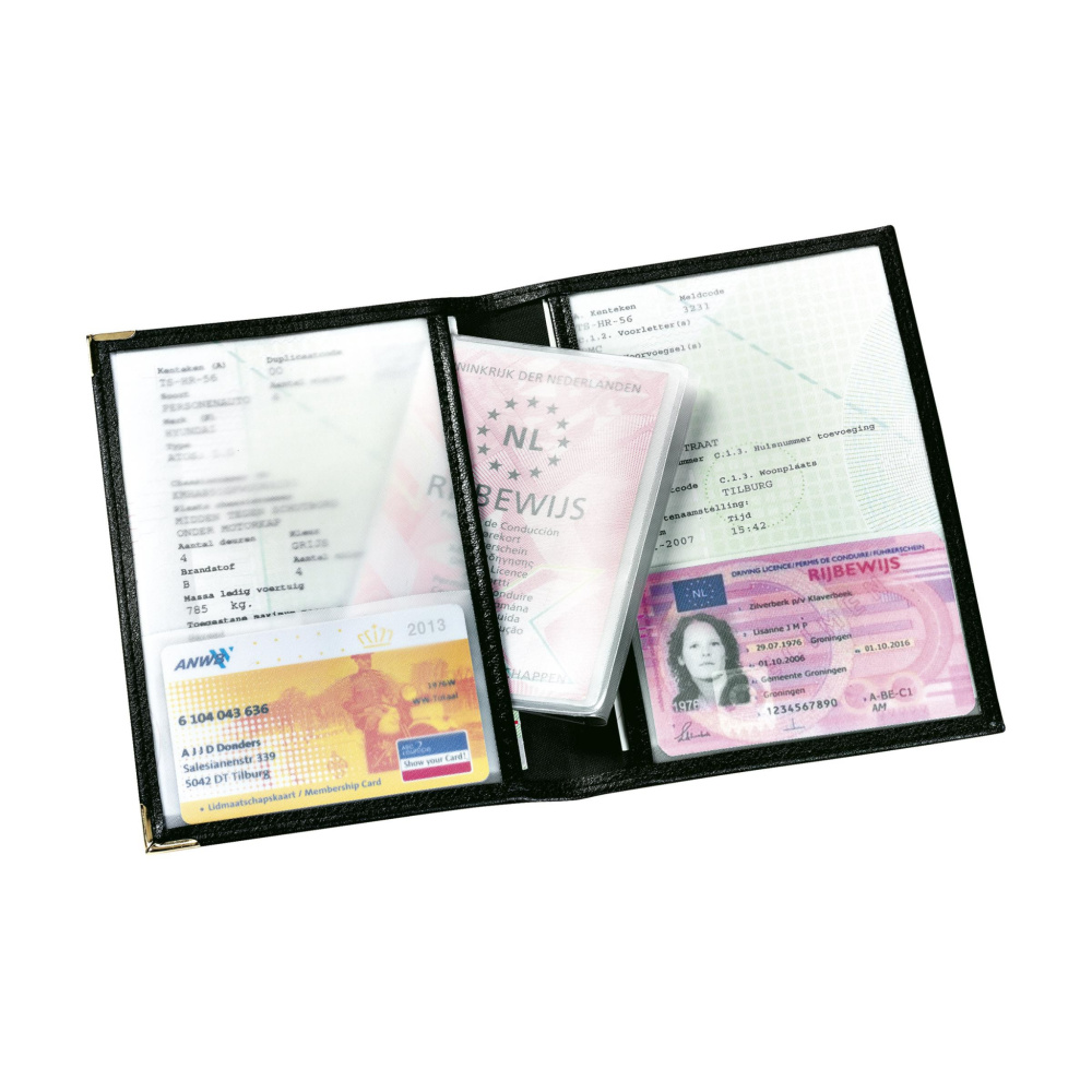 Logo trade business gift photo of: Car document wallet