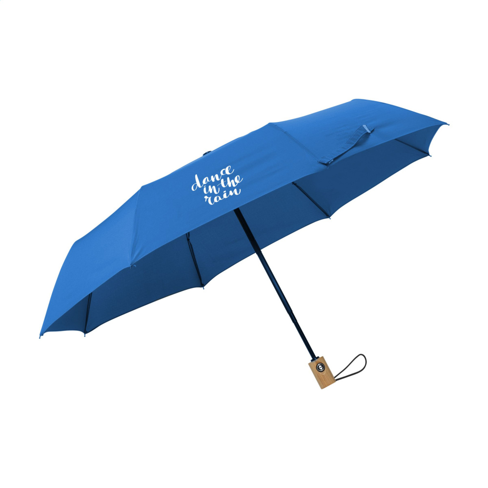 Logotrade promotional gift picture of: Michigan foldable RCS RPET umbrella 21 inch