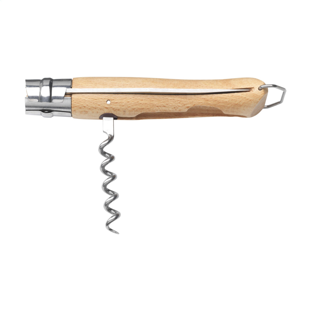 Logo trade promotional gifts picture of: Opinel  No 10 Corkscrew Bottle Opener
