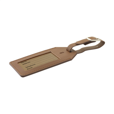 Logotrade promotional giveaway picture of: Vegan Pineapple Leather Luggage Tag