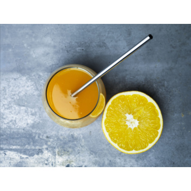 Logotrade promotional merchandise image of: Reusable 1 piece ECO Straw Set stainless-steel straw