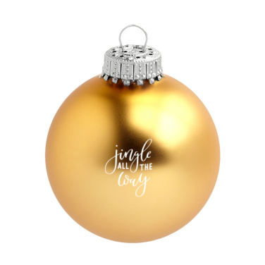Logotrade promotional product picture of: Christmas Bauble Ø 6 cm - Made in Europe