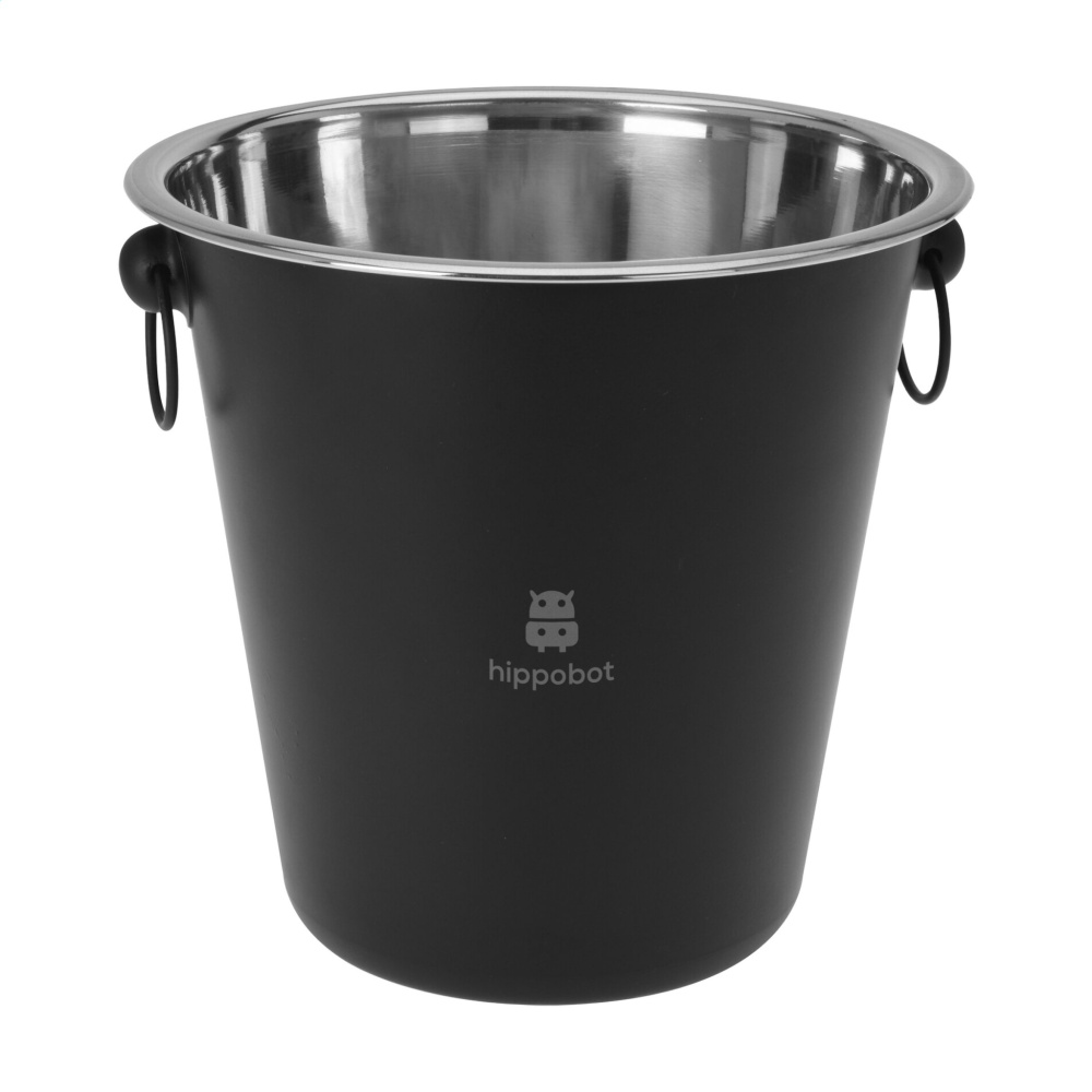 Logo trade promotional item photo of: CoolBlack Champagne Bucket