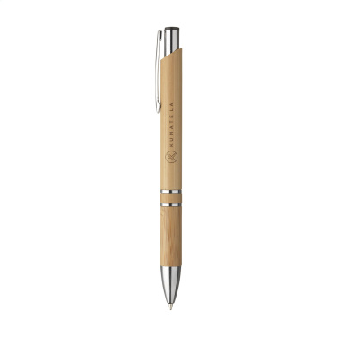 Logo trade promotional gifts picture of: Ebony Bamboo pen