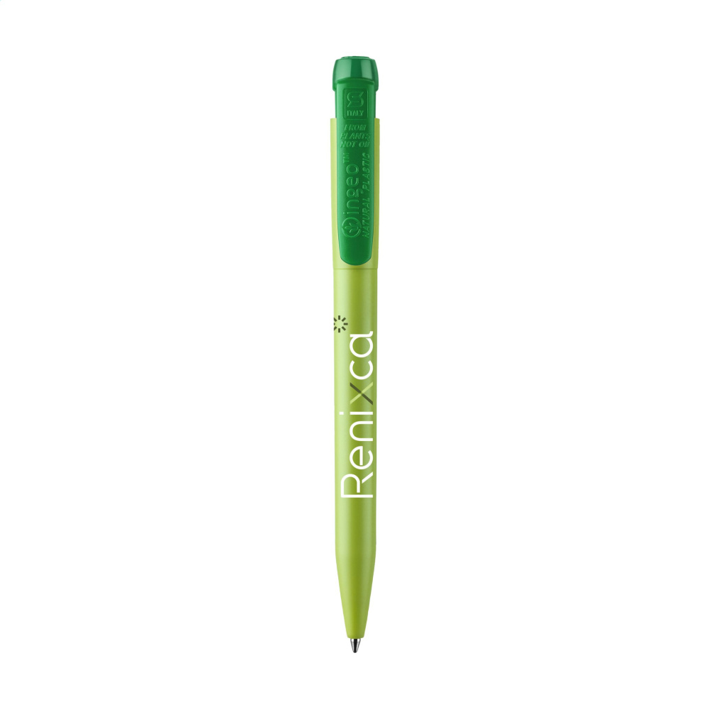 Logotrade promotional giveaways photo of: Stilolinea Ingeo Pen Green Office