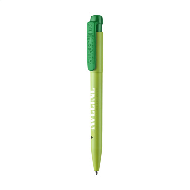 Logotrade promotional product picture of: Stilolinea Ingeo Pen Green Office