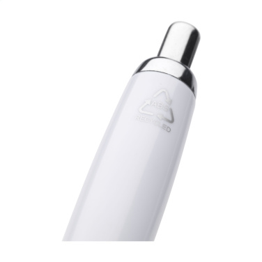 Logo trade promotional products picture of: Athos Trans GRS Recycled ABS pen