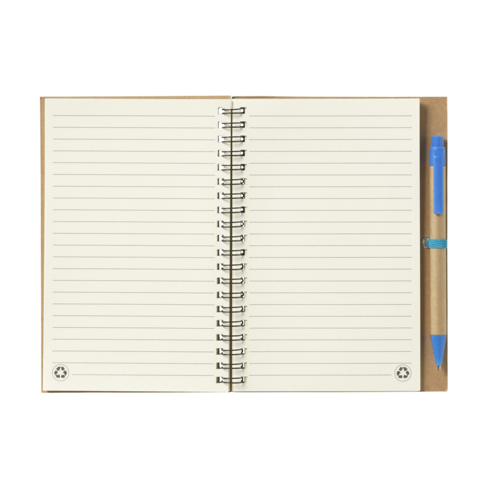 Logotrade advertising product picture of: Recycle Note-L Paper notebook