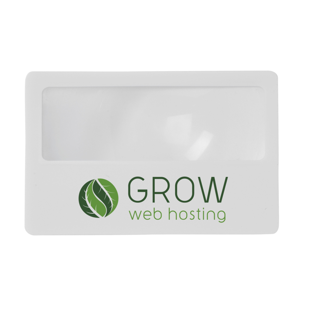 Logo trade promotional gifts image of: Loupe Creditcard magni-glass