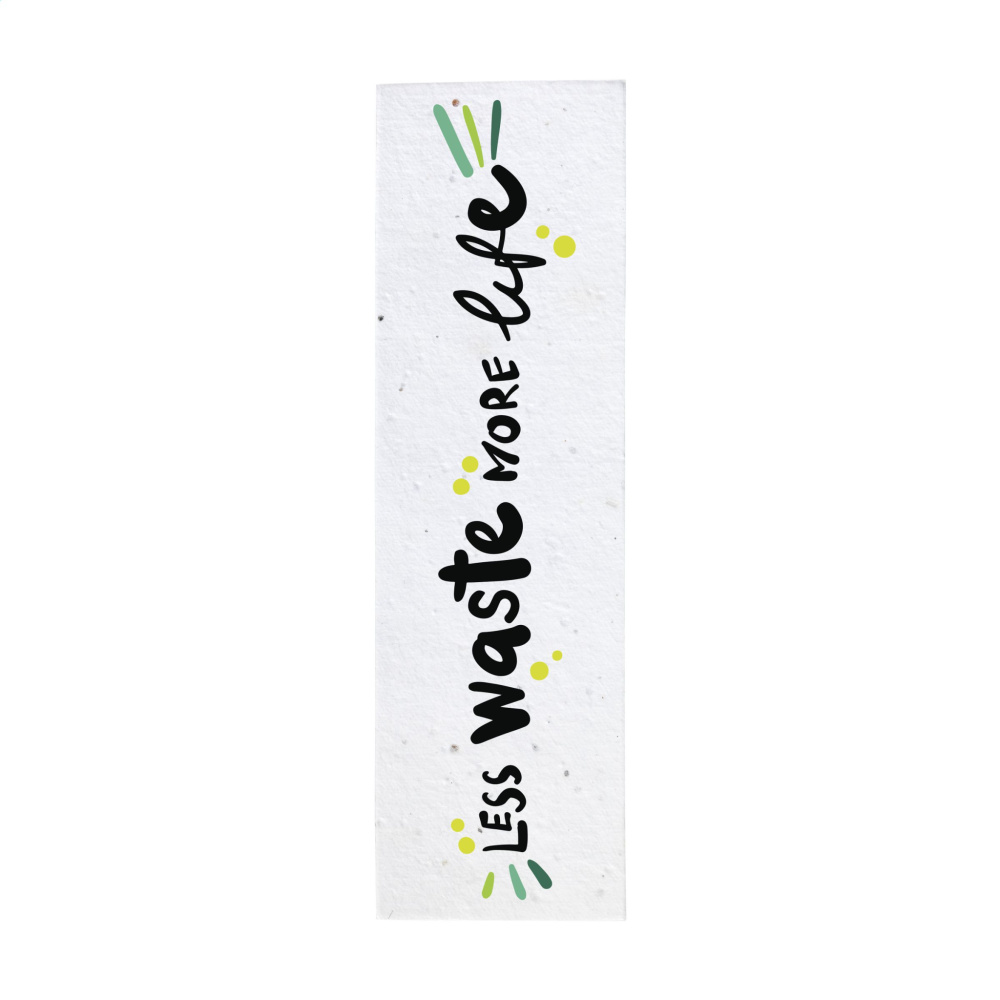 Logotrade promotional giveaways photo of: Seed Paper Bookmark