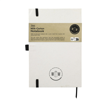 Logotrade promotional product image of: Milk-Carton Paper Notebook A5