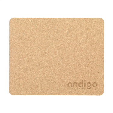Logo trade business gift photo of: Lisbao Cork Mousepad