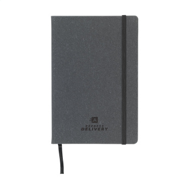 Logo trade corporate gifts image of: Montana Recycled Leather Paper Notebook A5