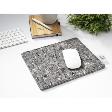Logo trade promotional gift photo of: Wolkat Tangier Recycled Textile Mousepad