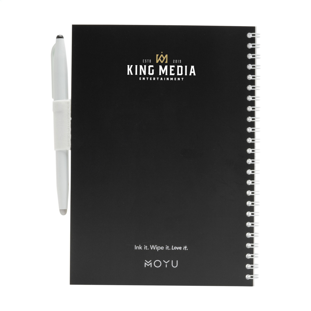 Logo trade promotional product photo of: MOYU Erasable Stone Paper Notebook SoftCover 18 pages