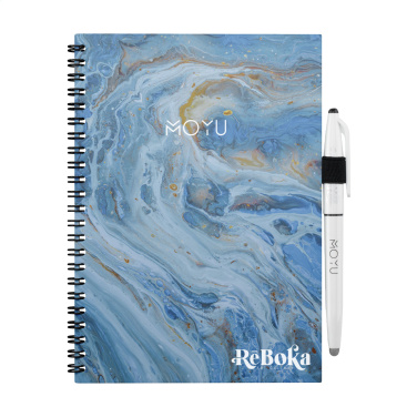 Logotrade promotional giveaway image of: MOYU Erasable Stone Paper Notebook Custom SoftCover