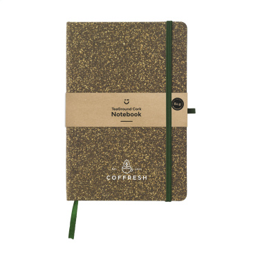 Logotrade promotional product picture of: TeaGround Cork Paper Notebook A5