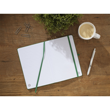 Logo trade promotional items picture of: Recycled GRS PU Paper Notebook A5