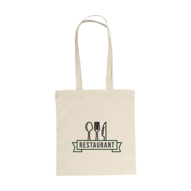 Logo trade promotional merchandise photo of: ShoppyBag (135g/m²) long handles cotton bag