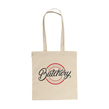Logo trade corporate gifts picture of: ShoppyBag (100 g/m²) long handles cotton bag