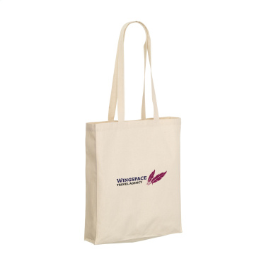 Logo trade promotional products image of: Natural Square Bag (165 g/m²) cotton bag