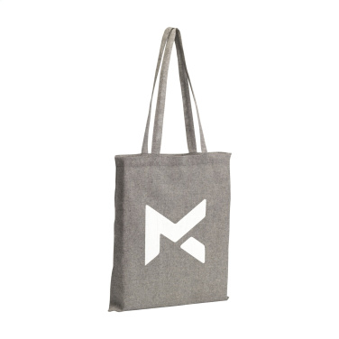 Logo trade promotional merchandise picture of: GRS Recycled Cotton Shopper (180 g/m²) bag