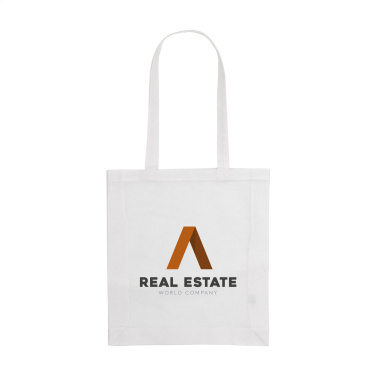 Logo trade promotional gift photo of: Colour Square Bag GRS Recycled Cotton (150 g/m²)