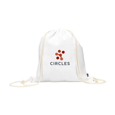 Logo trade advertising product photo of: PromoColour GRS Recycled Cotton Backpack (150 g/m²)