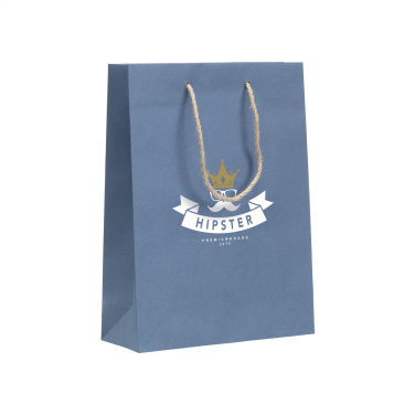 Logo trade advertising product photo of: Leaf It Bag recycled with jeans fibres (180 g/m²) M