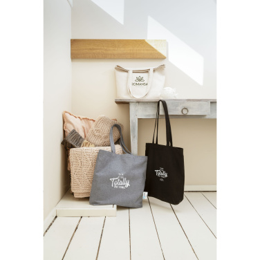 Logo trade promotional item photo of: Wolkat Rabat Recycled Textile Shopper