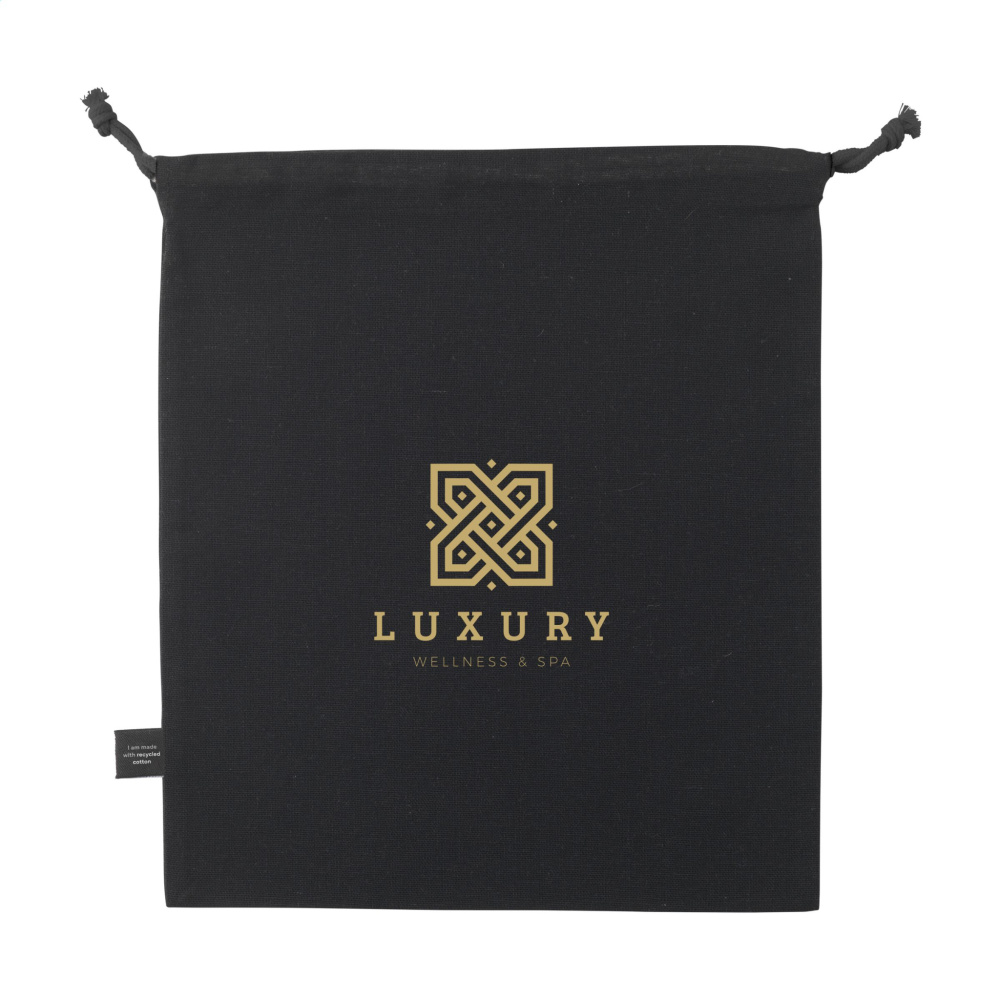 Logotrade advertising product image of: Gift Pouch GRS Recycled Cotton (150 g/m²) M