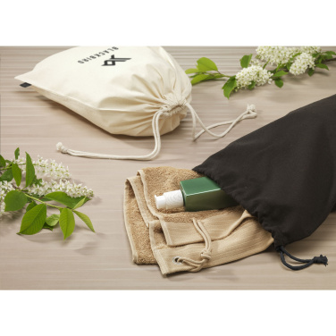 Logotrade promotional giveaways photo of: Gift Pouch GRS Recycled Cotton (150 g/m²) L